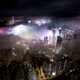 Victoria Harbor, Hong Kong—Urban Fog